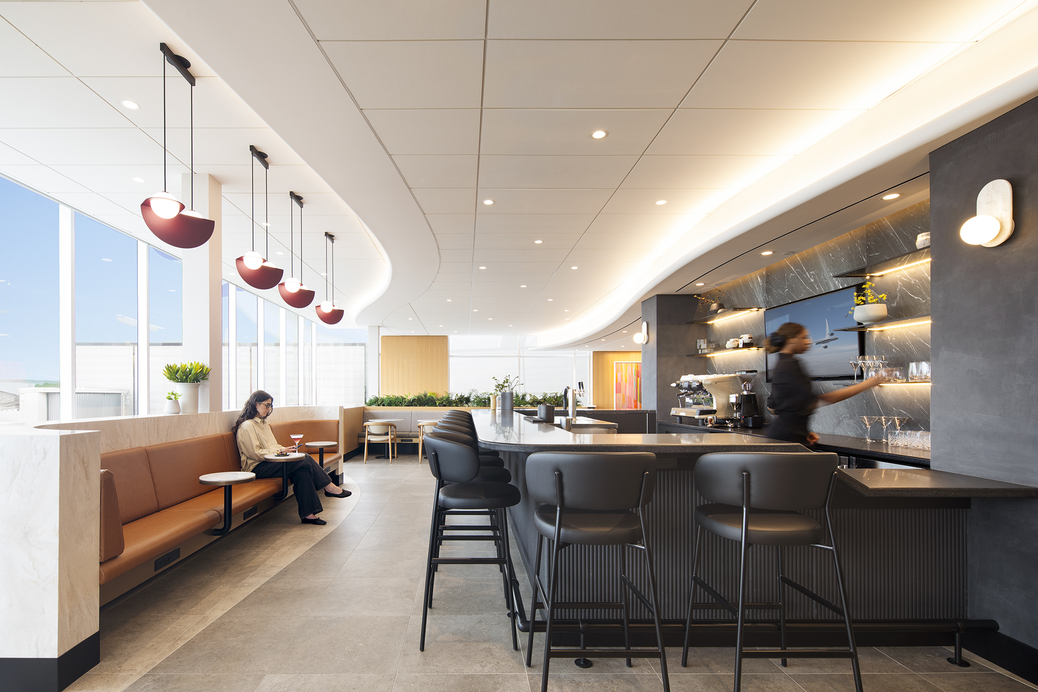 Quebec Airport lounge