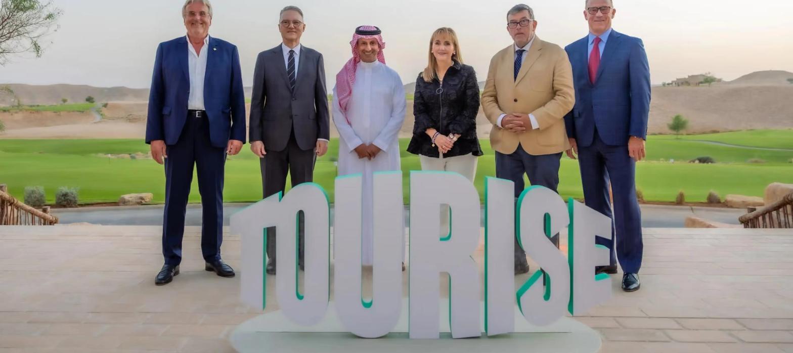 TOURISE board members at the launch of the TOURISE 2027 summit in Riyadh