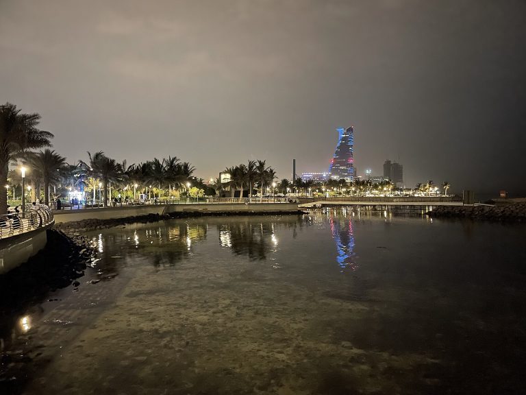 Jeddah Corniche on the Red Sea coast, Saudi Arabia