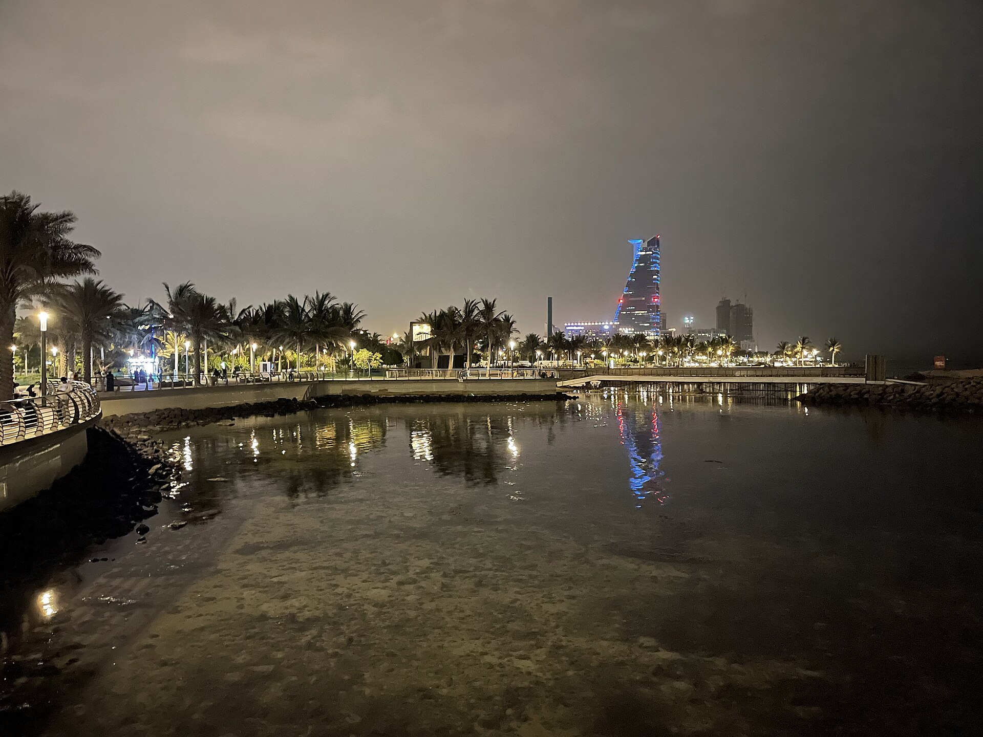 Jeddah Corniche on the Red Sea coast, Saudi Arabia