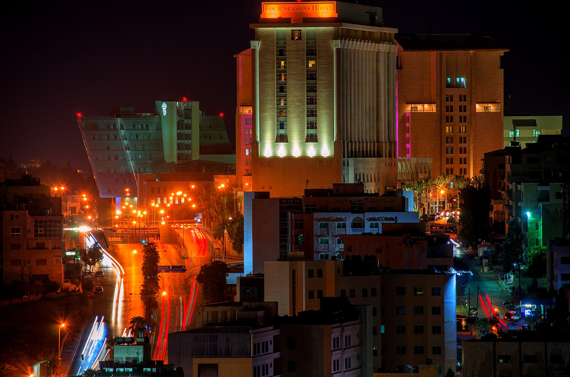 Amman Fifth Circle district skyline