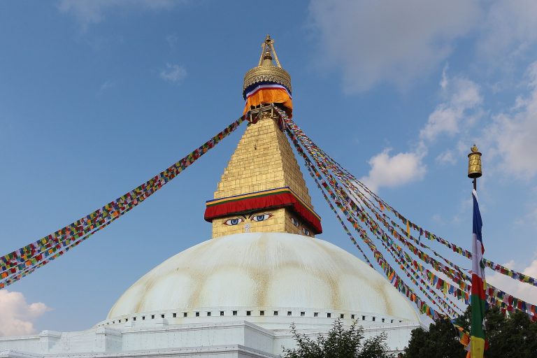 Boudhanath stupa in Kathmandu, Nepal