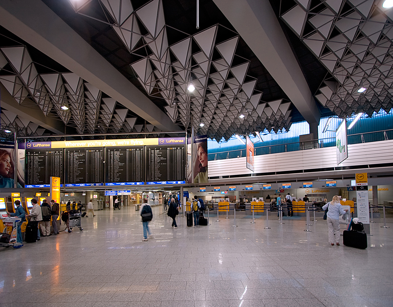 Terminal 1, Gate A area at Frankfurt Airport