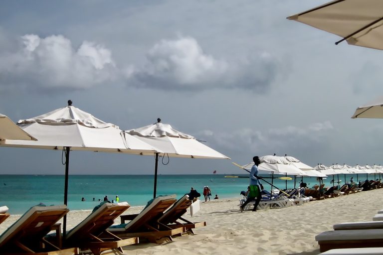 Grace Bay beach on Providenciales, Turks and Caicos