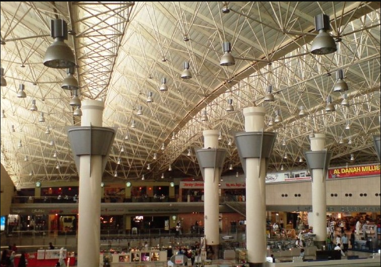 Interior of a passenger terminal at Kuwait International Airport