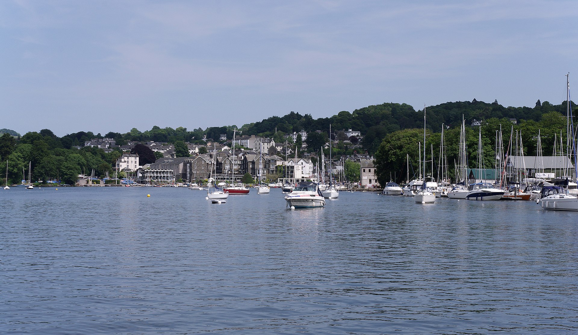 Lake Windermere at Bowness-on-Windermere in the Lake District, Cumbria