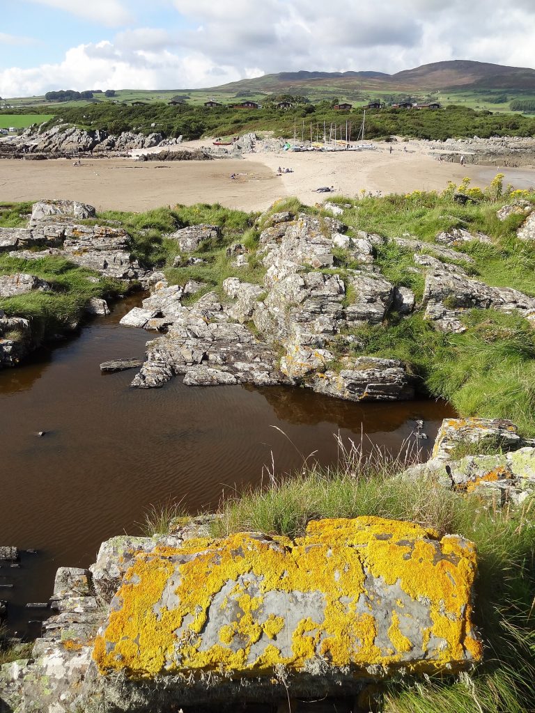Mossyard Beach on the Galloway coast in Dumfries and Galloway, Scotland