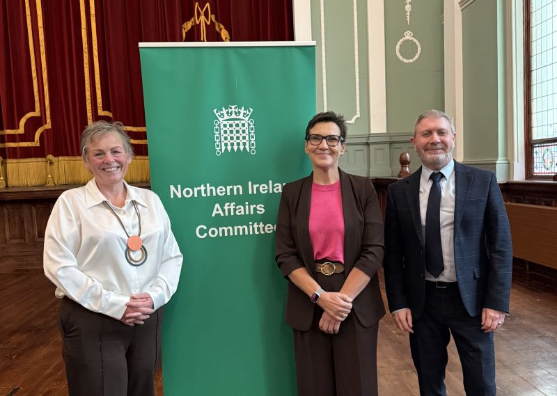 Members of the Northern Ireland Affairs Committee in Derry~Londonderry