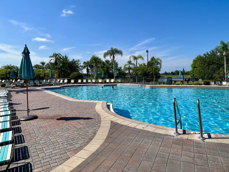 Resort swimming pool in Orlando