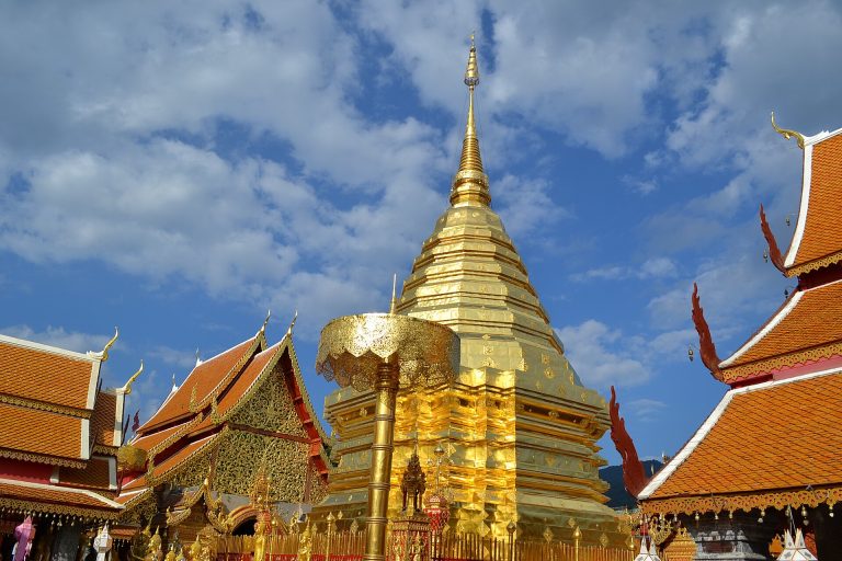 Golden chedi at Wat Phra That Doi Suthep, Chiang Mai