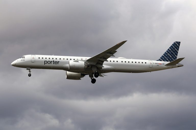 Porter Airlines Embraer E195-E2 aircraft