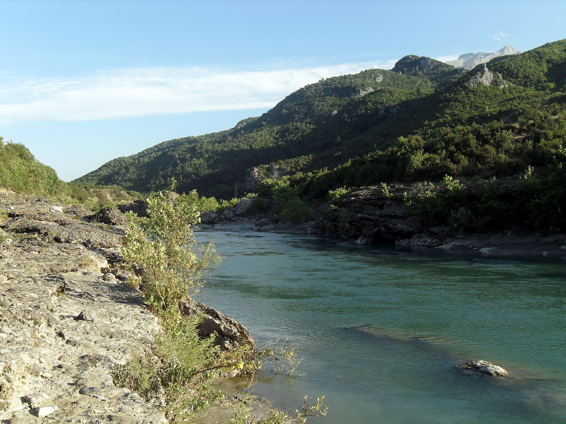 Vjosa River near Permet, Albania