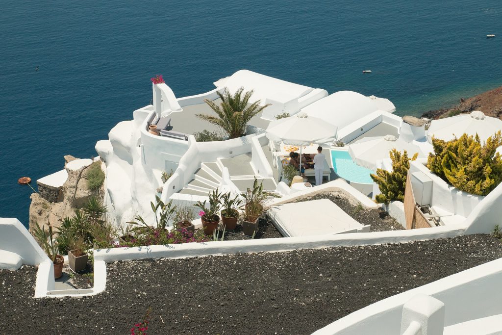 Hotel in Oia, Santorini, Greece