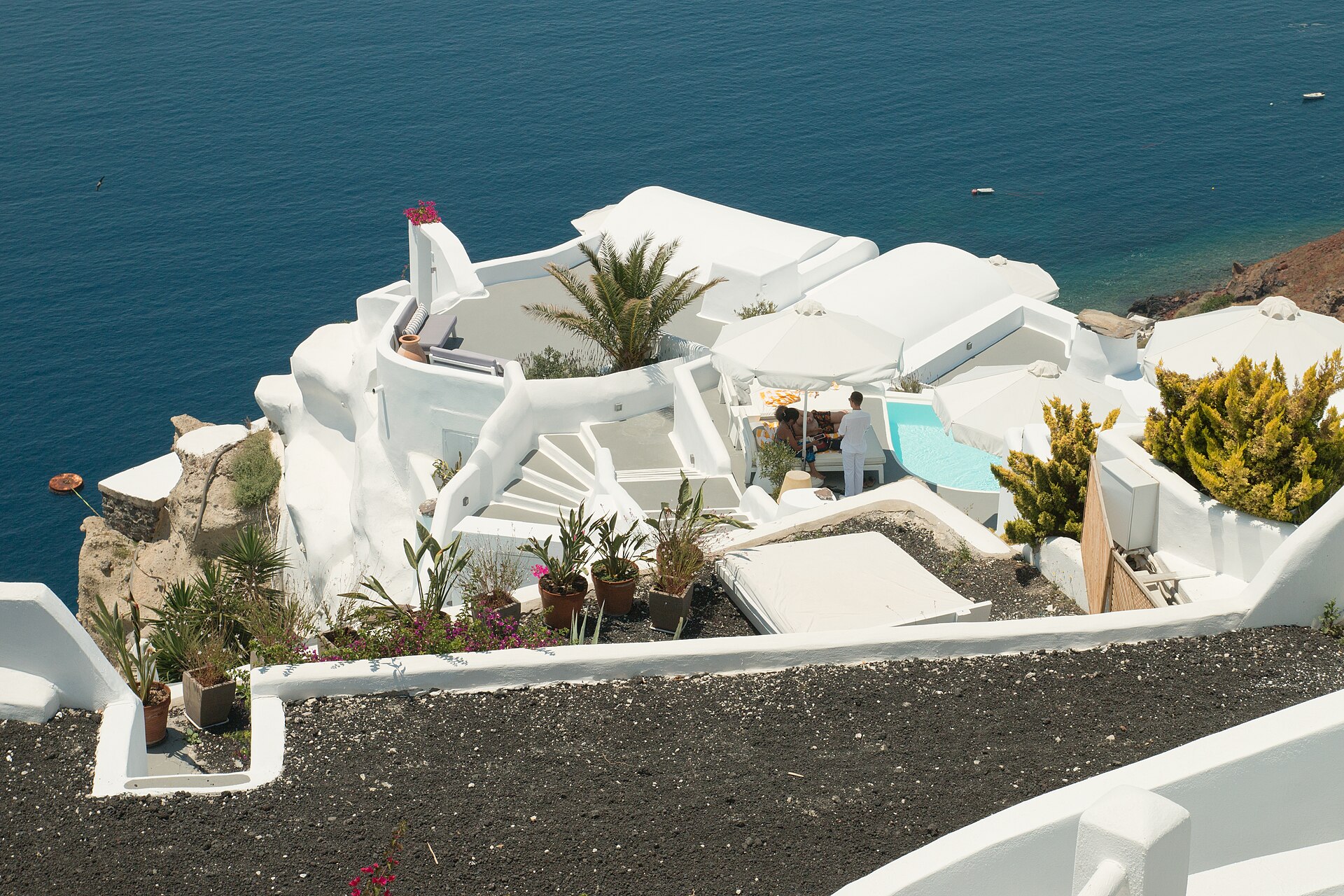Hotel in Oia, Santorini, Greece